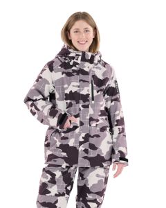 Naisten Kenai laskettelutakki, lila/valkoinen