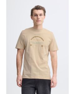 BHKORNELI logo t-paita, beige