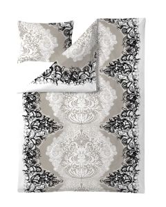 Mandariini pussilakanasetti latte 150x210 cm