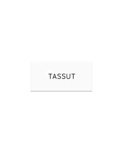 Pyyhekyltti tassut 3x5 cm valkoinen