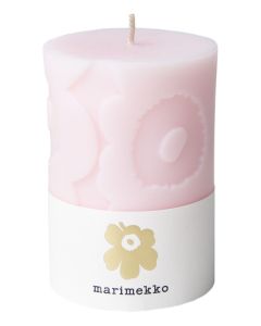 Unikko pöytäkynttilä vaaleanpunainen 6,5x10cm