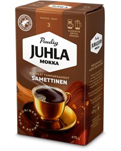 Paulig Juhla Mokka Samettinen kahvi suodatinjauhatus 475g