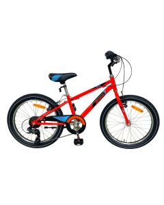 Husky lasten polkupyörä 6 vaihdetta 20" oranssi