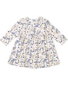 Vauvan kuviollinen kellohelmainen mekko