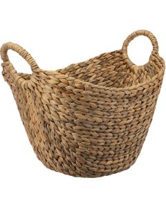 Punottu kantokahvallinen kori 41 cm