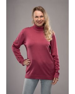 Naisten neulepoolo, roosa