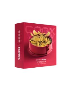 Coox silikoninen irtopohjavuoka Ø 26 cm, lasipohja, punainen