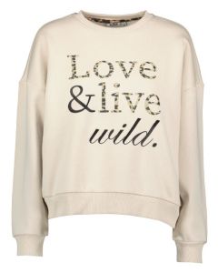 Naisten collegepusero, beige