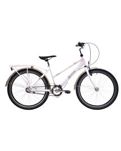 Stella nuorten polkupyörä 24", valkoinen 37cm