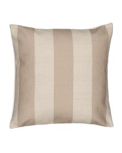 Raidallinen koristetyyny 45x45cm, beige