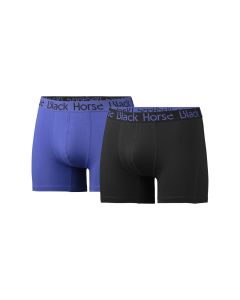 Miesten bokserit 2-pack, musta/sininen