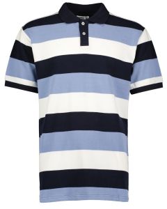 Miesten pikeepaita, sininen/valkoinen