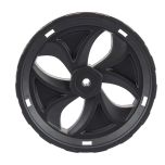 Akkuruohonleikkurin takarengas