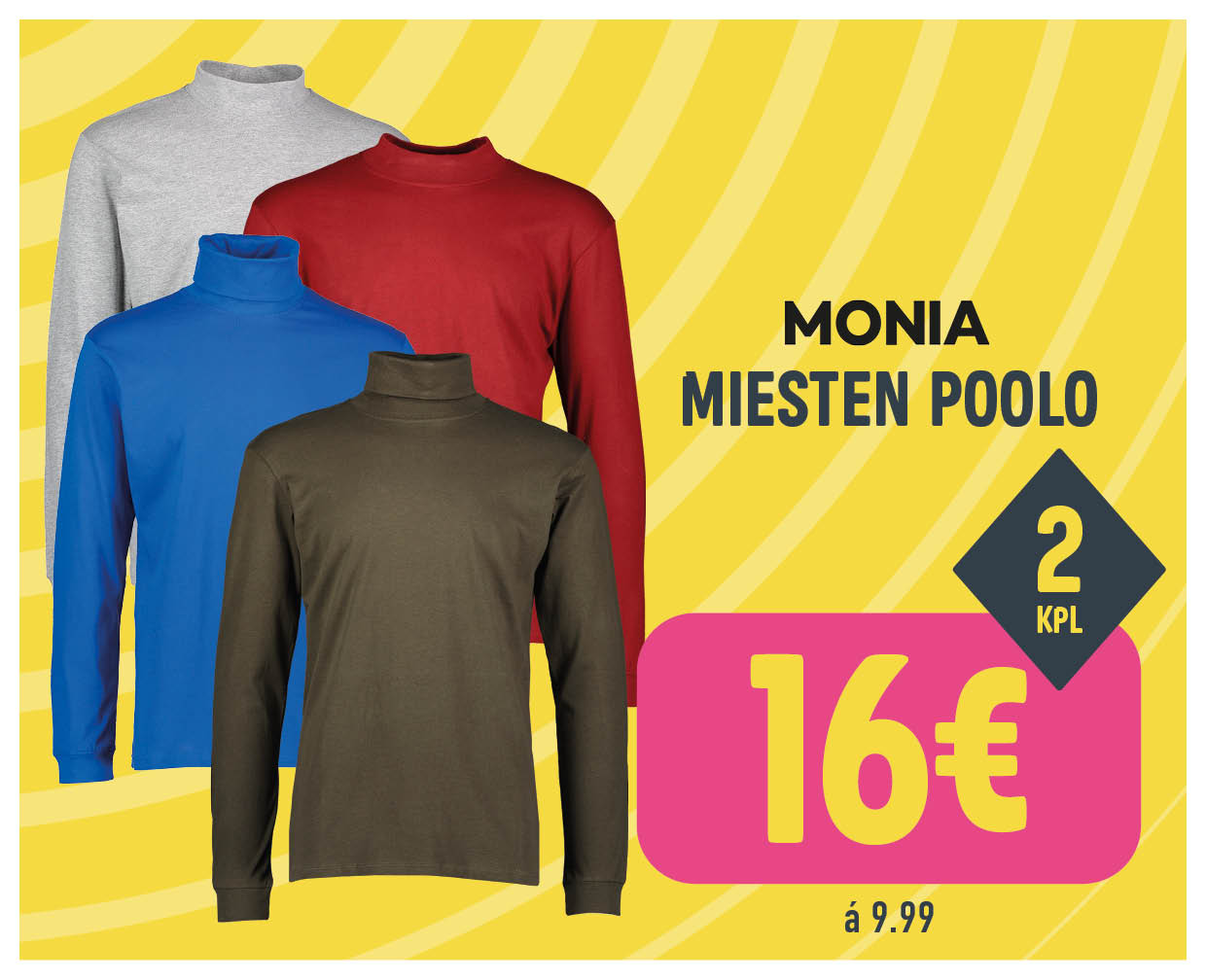 Monia miesten poolot