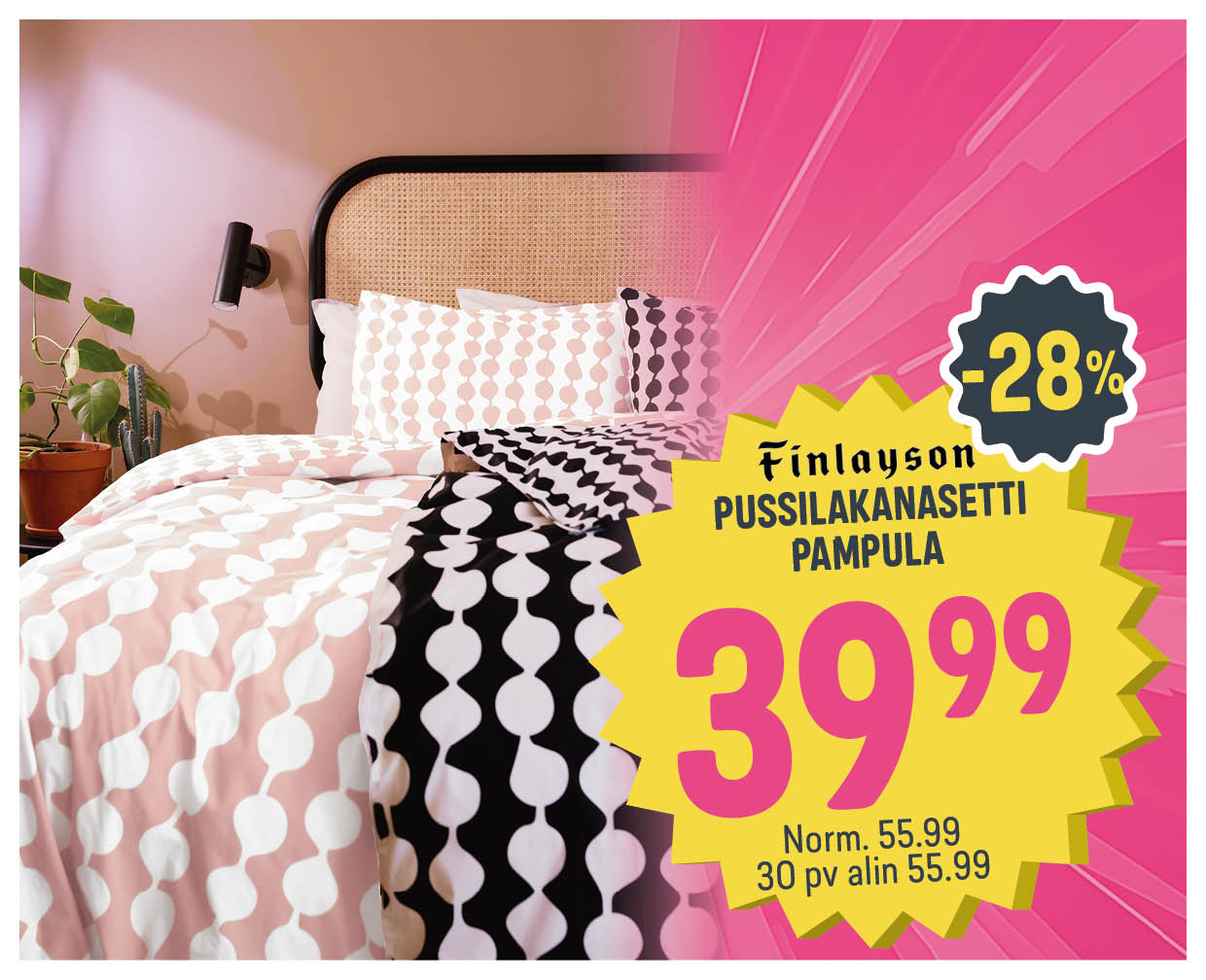 Finlayson Pampula pussilakanasetti