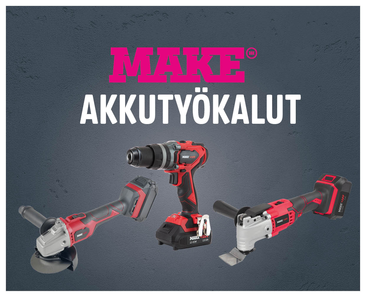 Make akkutyökalut