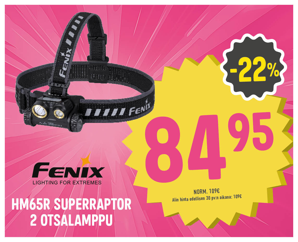 Boksi2 shokki otsalamppu