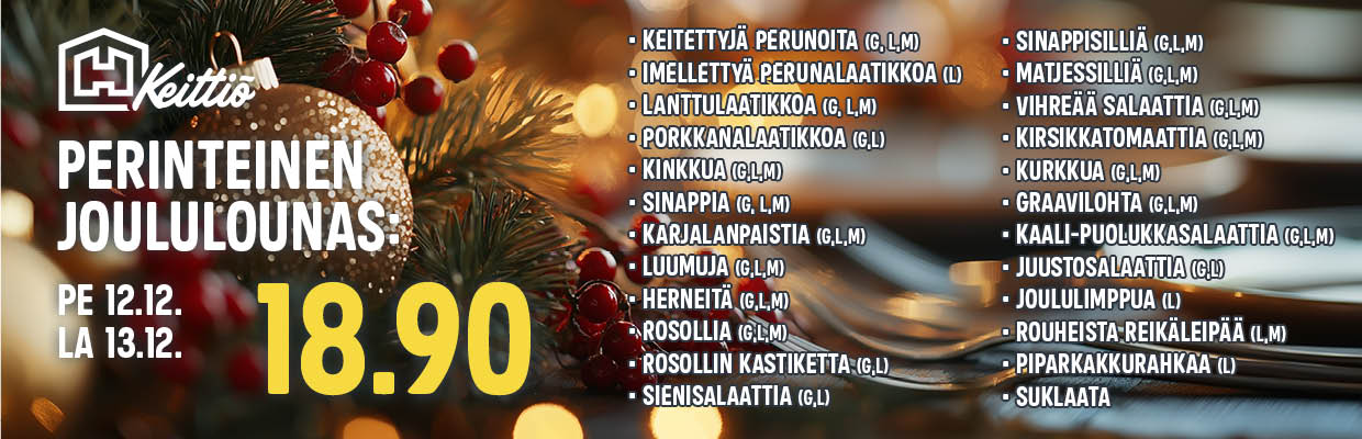 Keittiö joululounas
