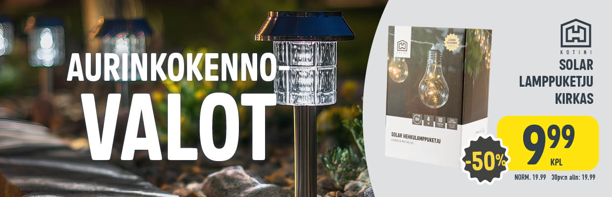 Aurinkokennovalot