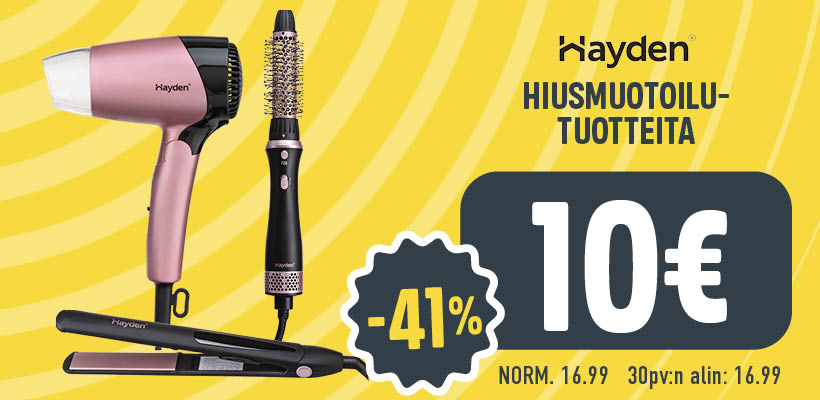Hayden hiusmuotoilutuotteita