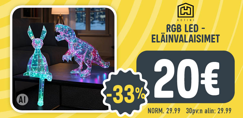 Kotini LED-eläinvalaisimet