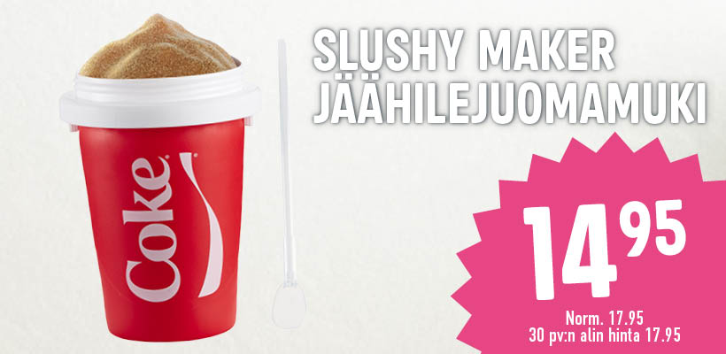 Sekundääribanneri vko 22 Slushy maker