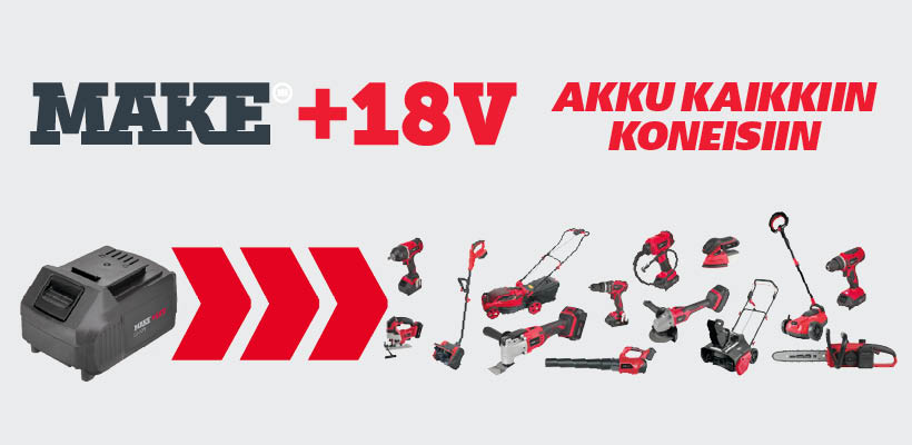 Make akkutyökalut
