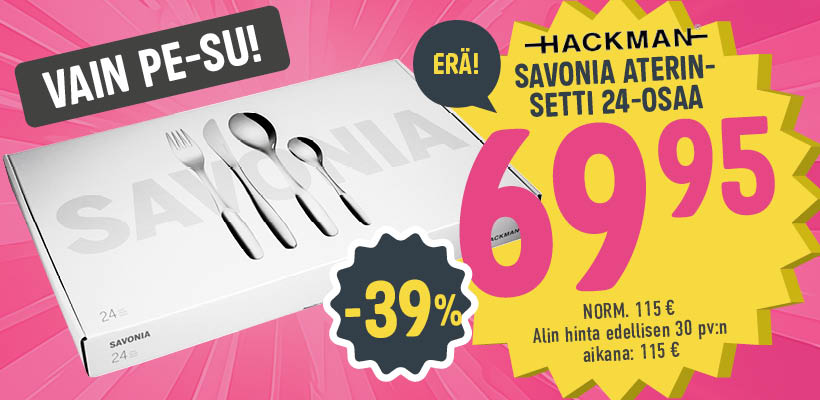 Sekundääribanneri vikkelät savonia