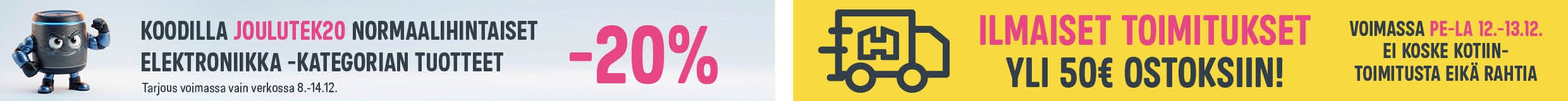 Ilmaiset toimitukset