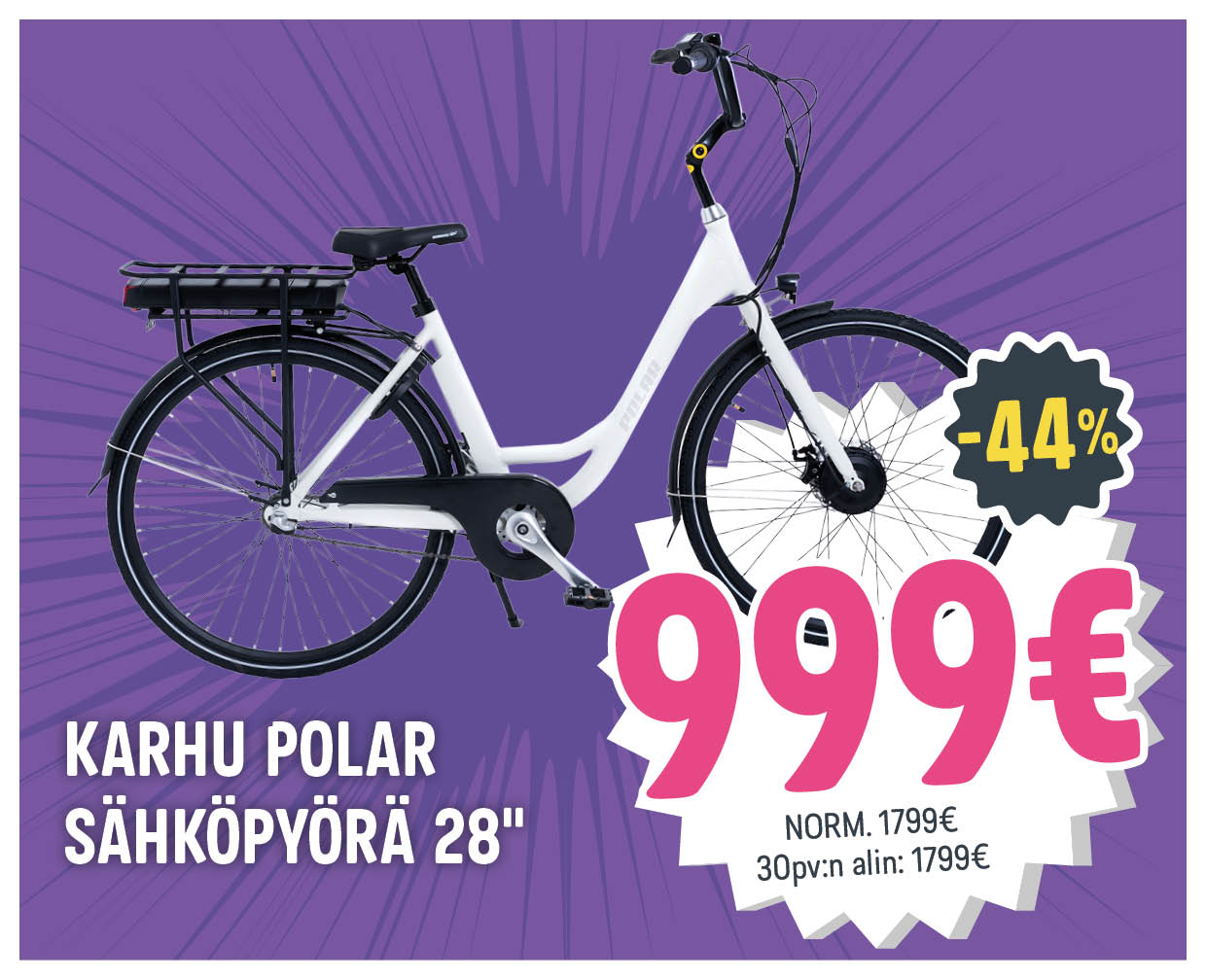 Karhu Polar sähköpyörä