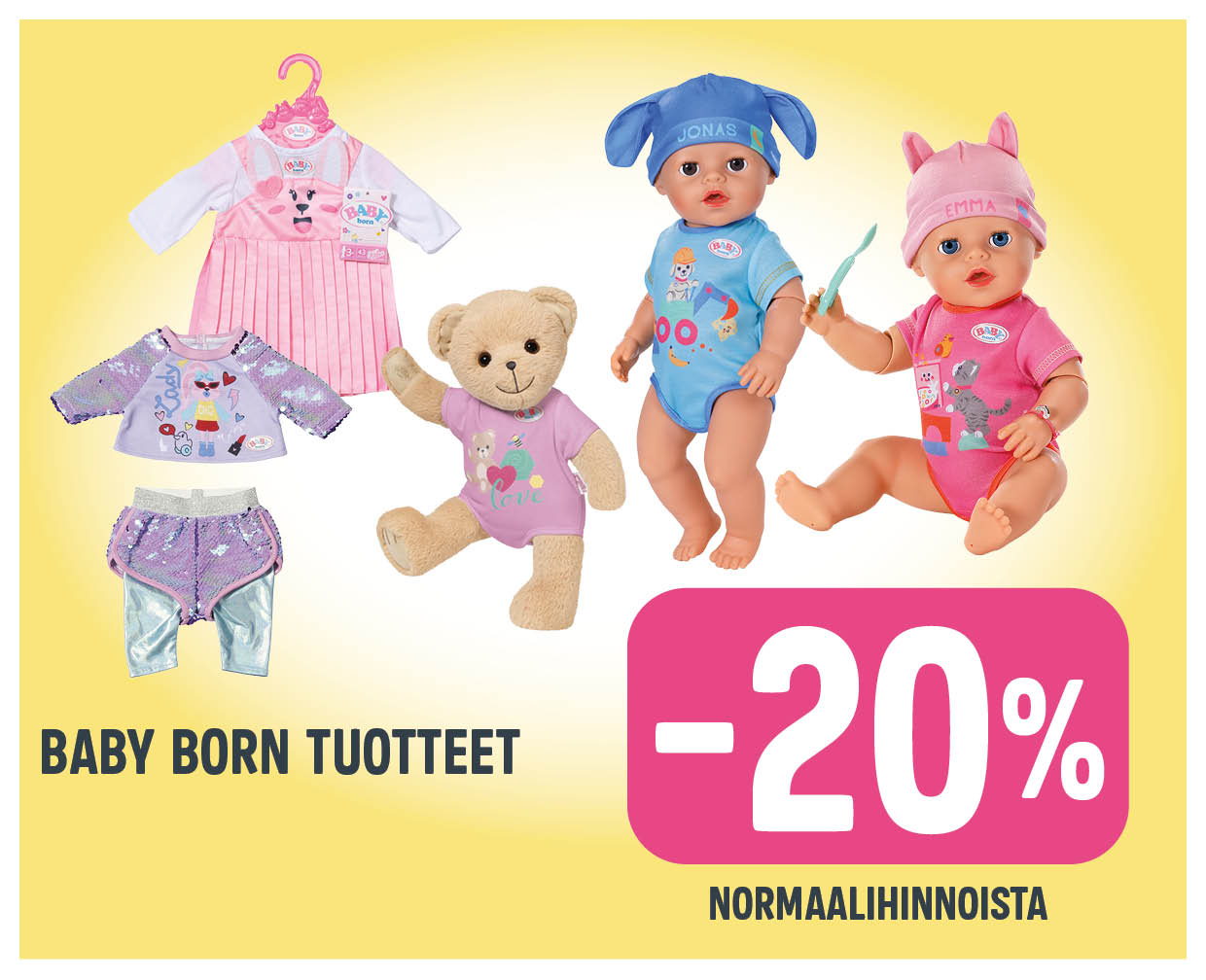 Baby Born tuotteet