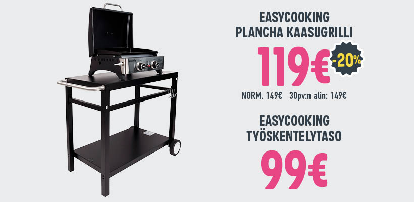 Plancha kaasugrilli