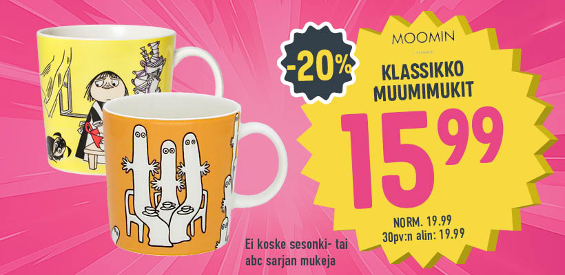 Klassikko muumimukit