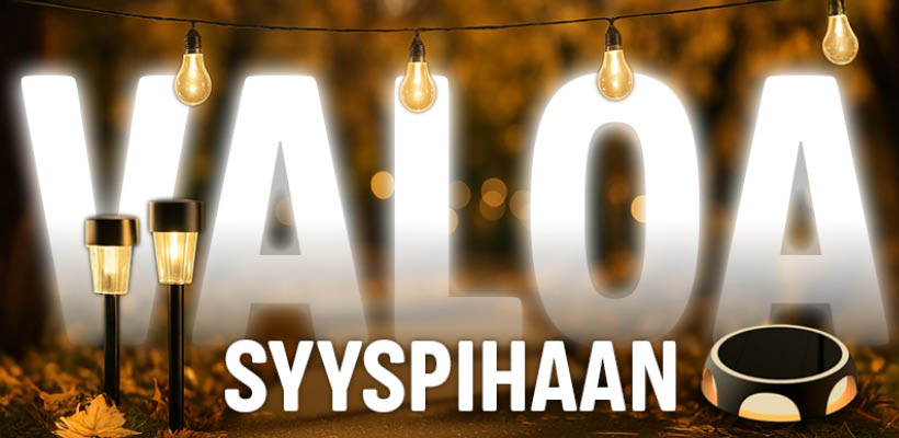 Valoa syyspihaan