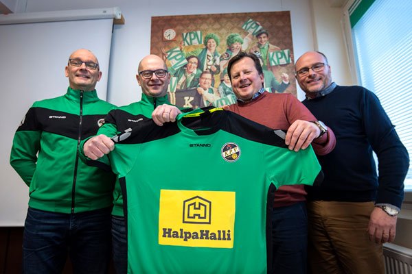HalpaHalli liiganousija KPV:n pääyhteistyökumppaniksi